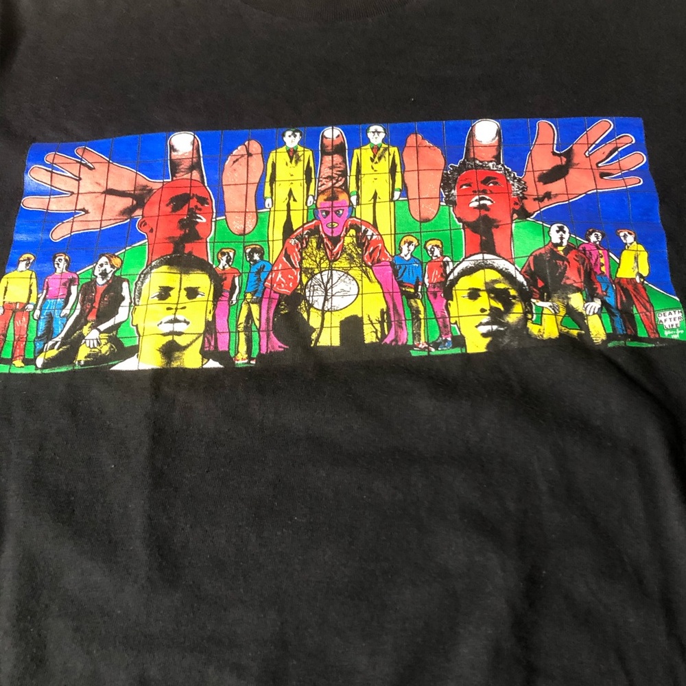 Supreme L/S Small Black T-Shirt Death After Life - Picture 2 of 7